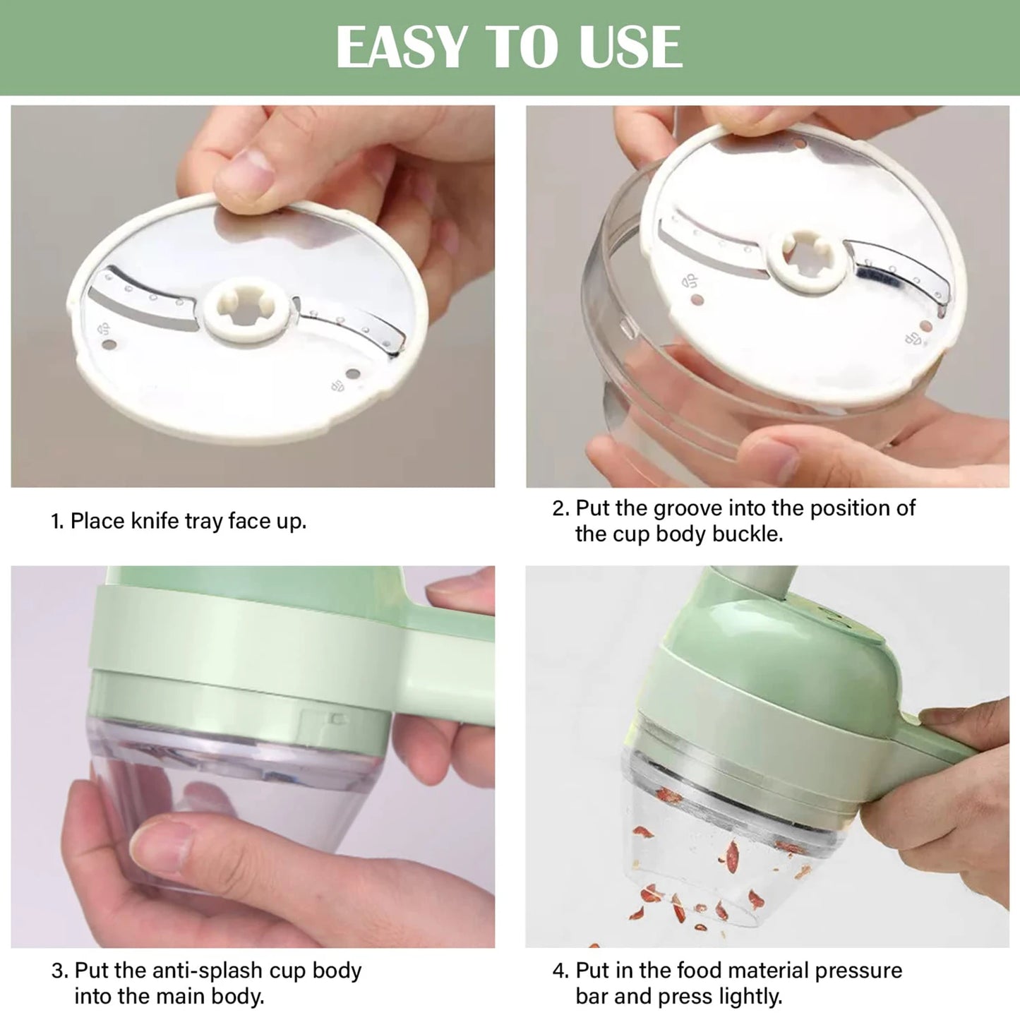 CleanGreen™- 4 in 1 Food Processor