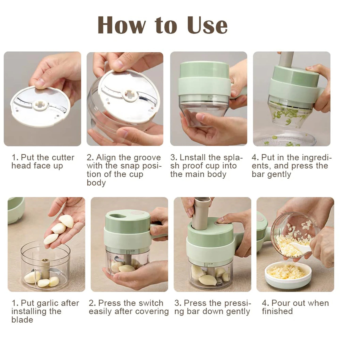 CleanGreen™- 4 in 1 Food Processor