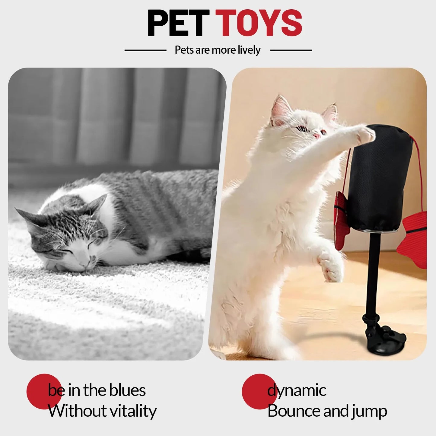 Catnip Boxing Bag and Gloves Combo