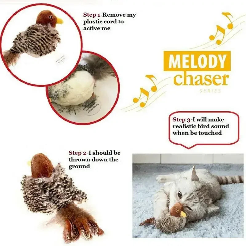 Chirpy Bird Cat Playmate