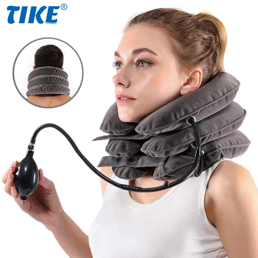 NeckPack™: Inflatable Cervical Traction & Pain Relief Collar