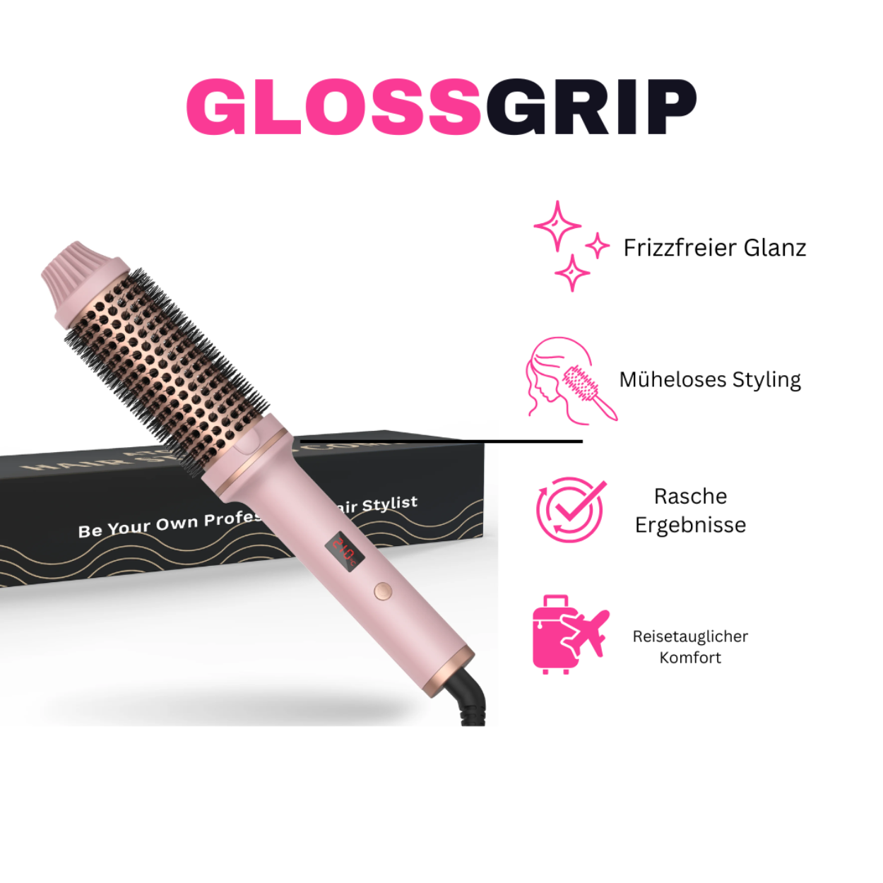 GLOSSGRIP™ - Magic Wave Hair Styler