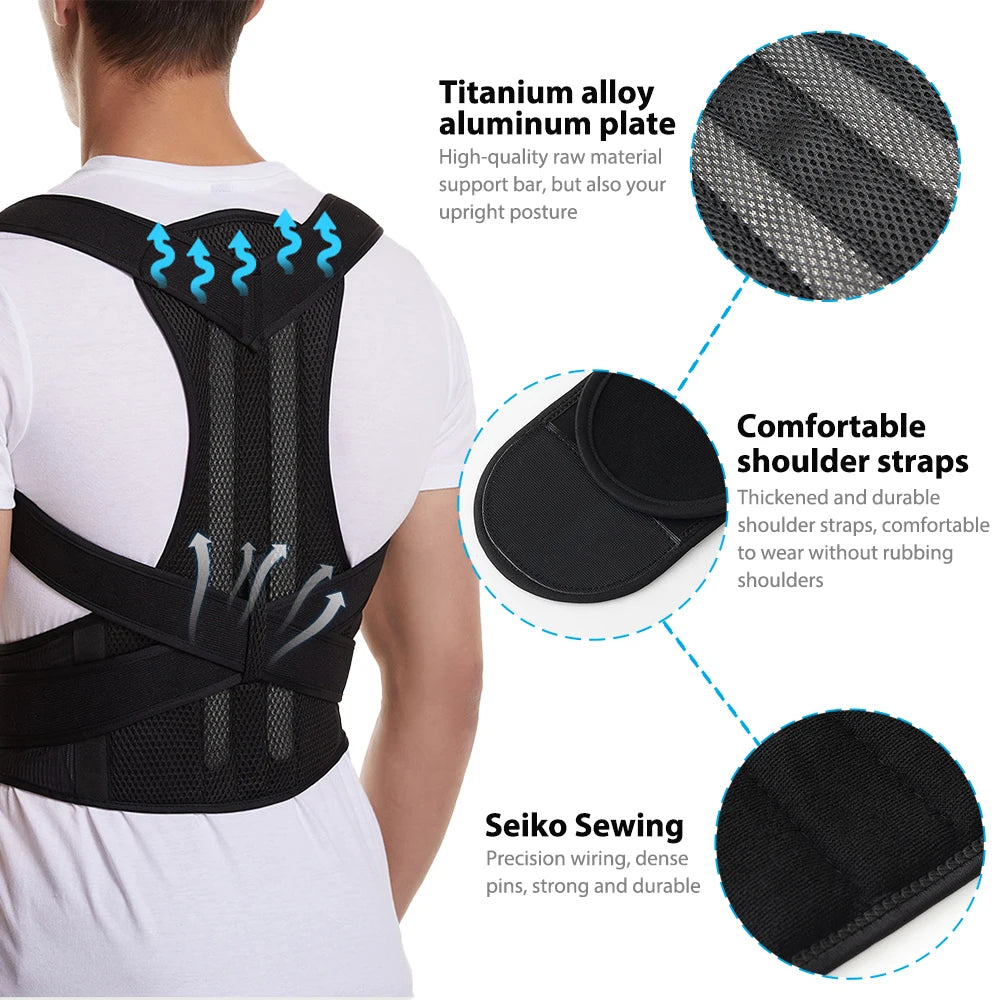 BackStar™ - Adjustable Back Shoulder Posture Corrector (Copy)