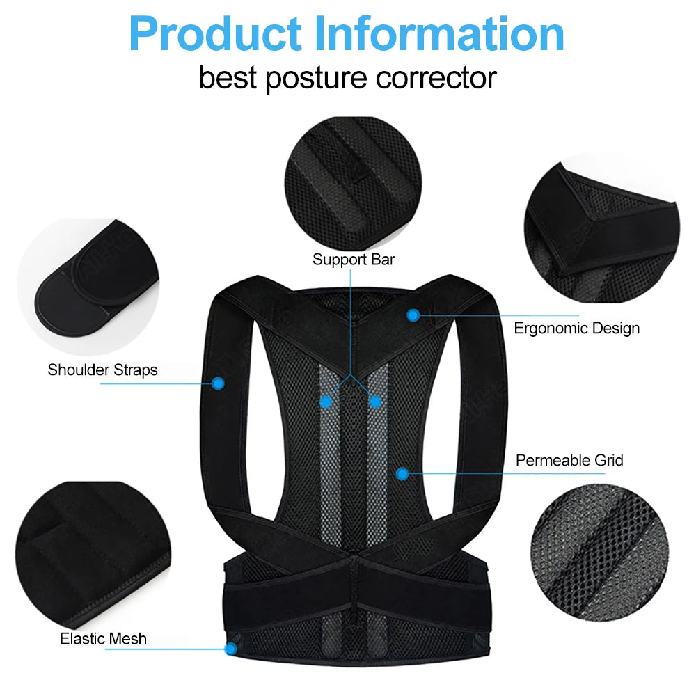 BackStar™ - Adjustable Back Shoulder Posture Corrector (Copy)