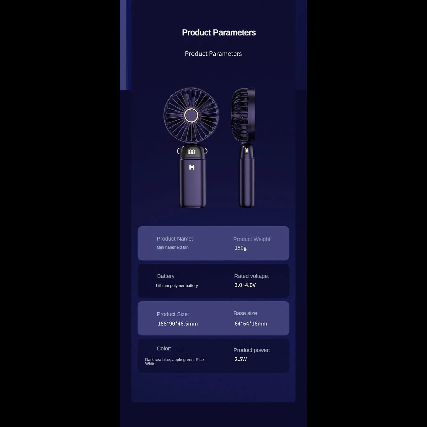 Pneumatix™ - Portable Handheld Fan