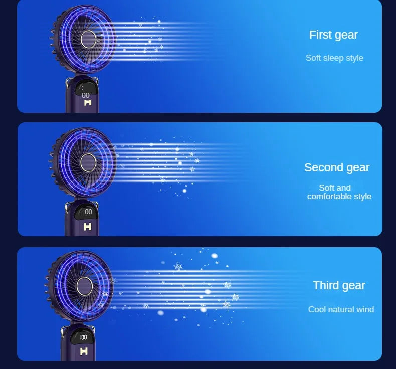 Pneumatix™ - Portable Handheld Fan