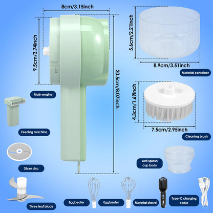 CleanGreen™- 4 in 1 Food Processor