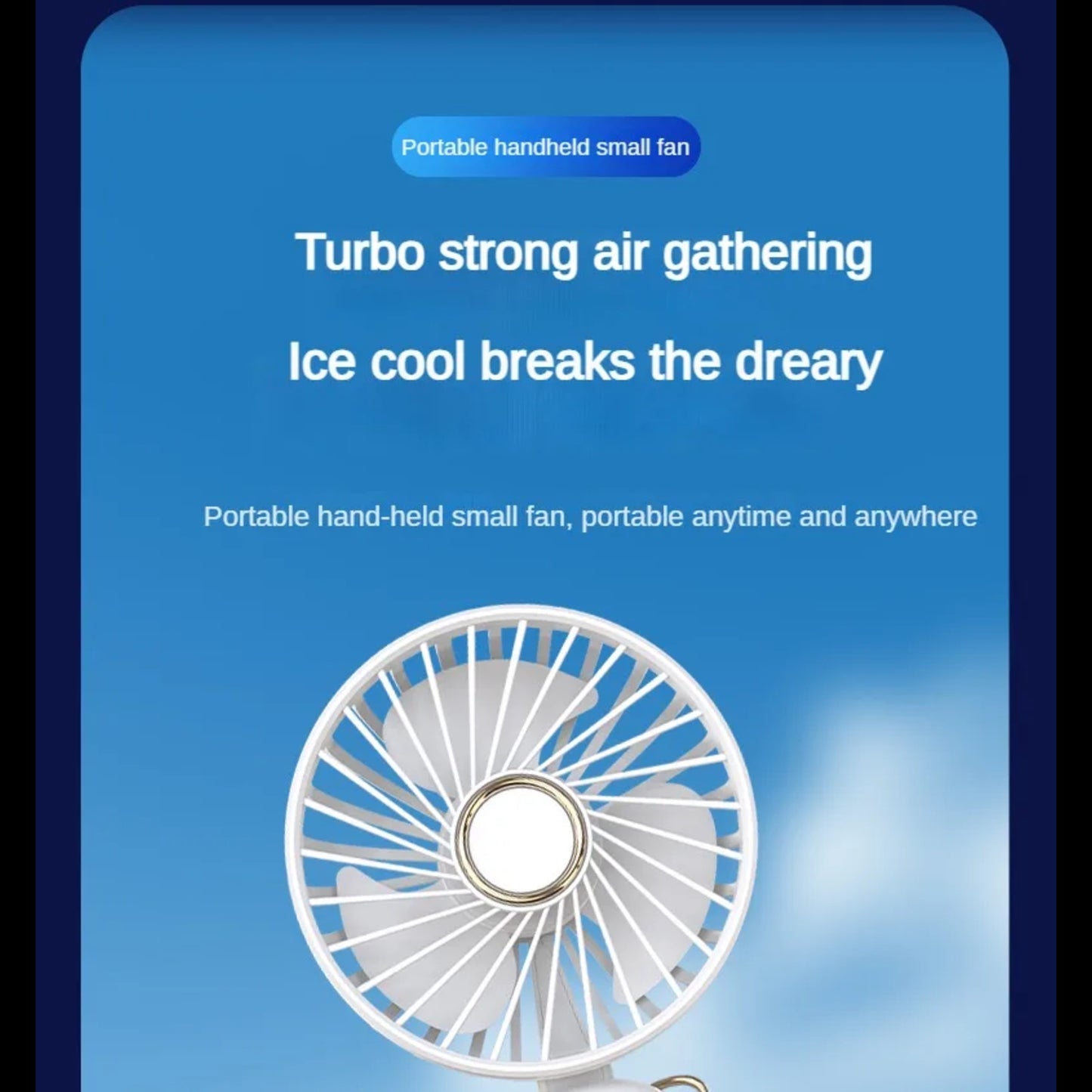 Pneumatix™ - Portable Handheld Fan