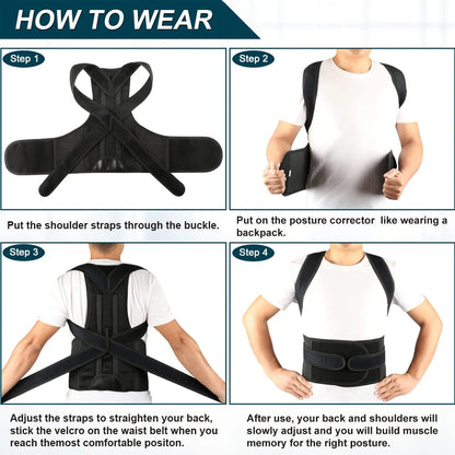 BackStar™ - Adjustable Back Shoulder Posture Corrector (Copy)