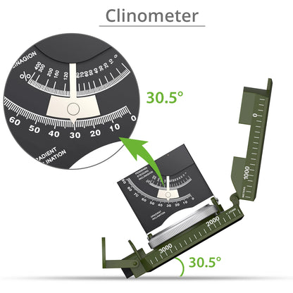 Proster Outdoor Profi-Kompakt-Kompass