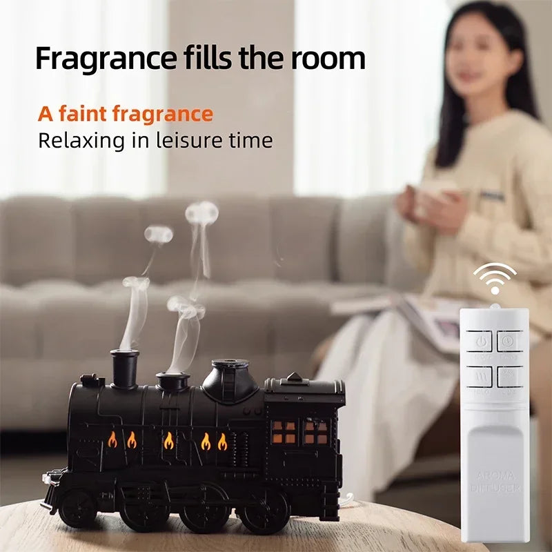 Retro Train Aroma Humidifier Light
