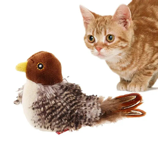 KwikCat™ - Interactive Catbird Plush Toy