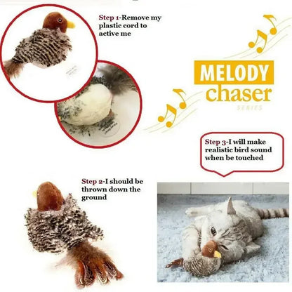 Chirpy Bird Cat Playmate