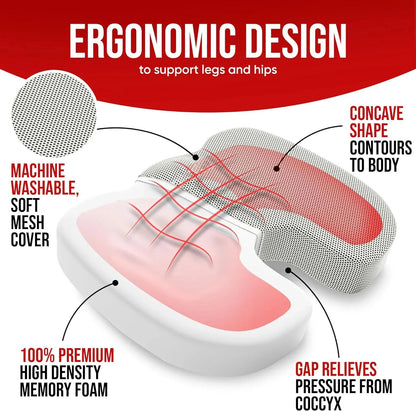 Ultimate Comfort Memory Foam Seat Cushion