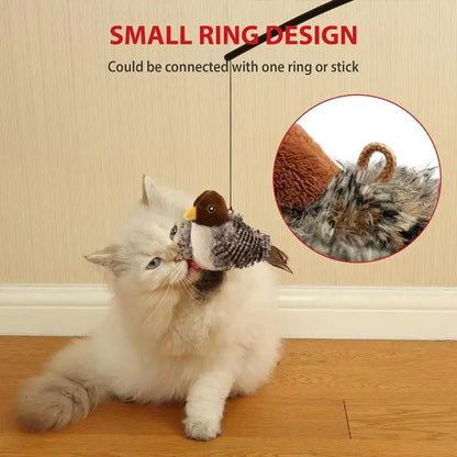 KwikCat™ - Interactive Catbird Plush Toy