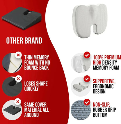 Ultimate Comfort Memory Foam Seat Cushion