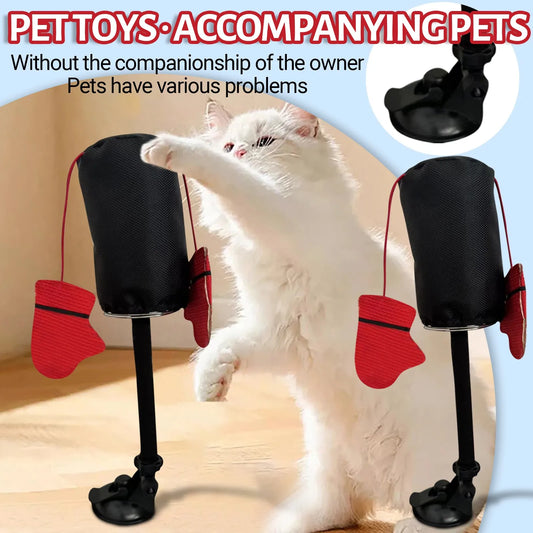 Catnip Boxing Bag and Gloves Combo