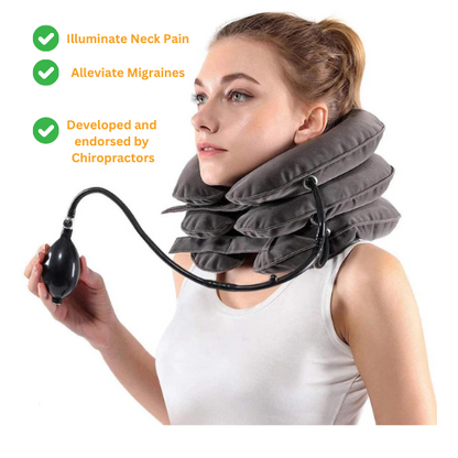 NeckPack™: Inflatable Cervical Traction & Pain Relief Collar