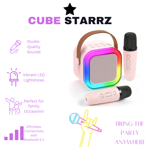 CubeStarrz™ PartyPro Karaoke Machine