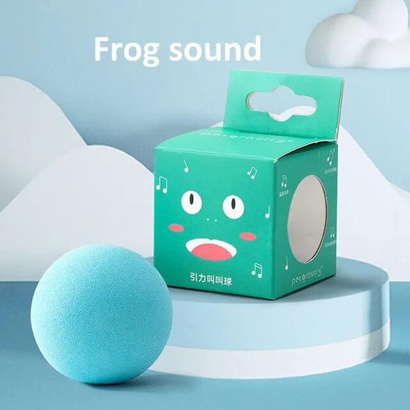 Smart Electric Cat Ball Toys Automatic Rolling Cat Toys for Cats Training Self-Moving Kitten Toys for Indoor Interactive Playing